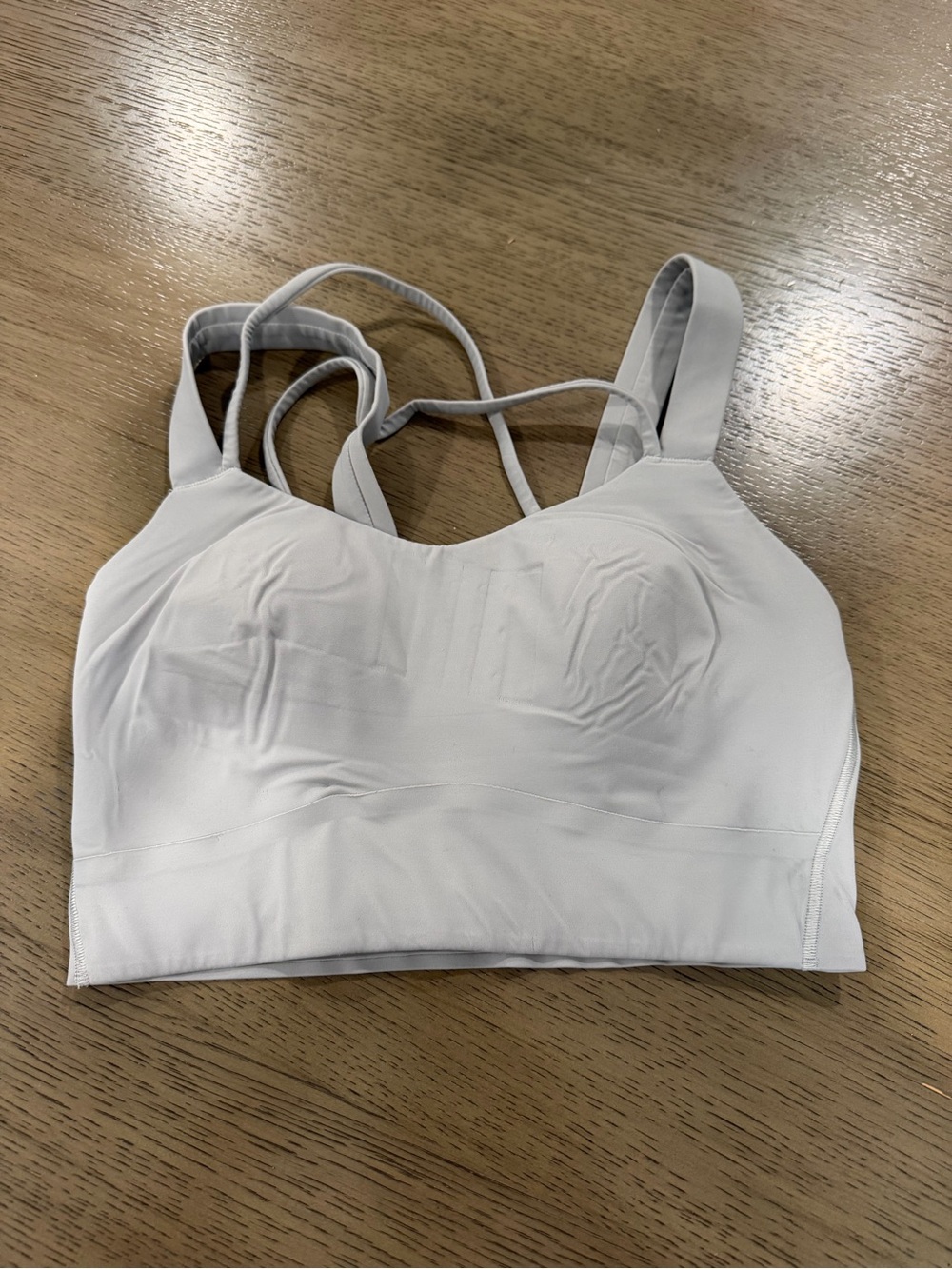 lululemon athletica White Strappy Wireless Sports Bra